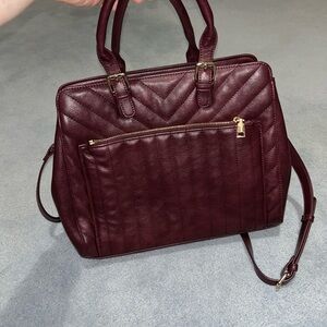 Urban Expressions Deep Burgundy Satchel